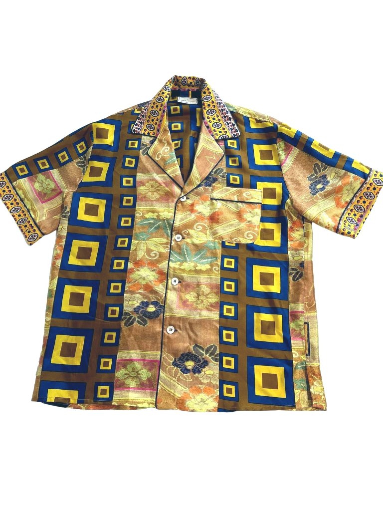 Pierre-Louis Mascia Aloe Shirt In Brown Earth Tones